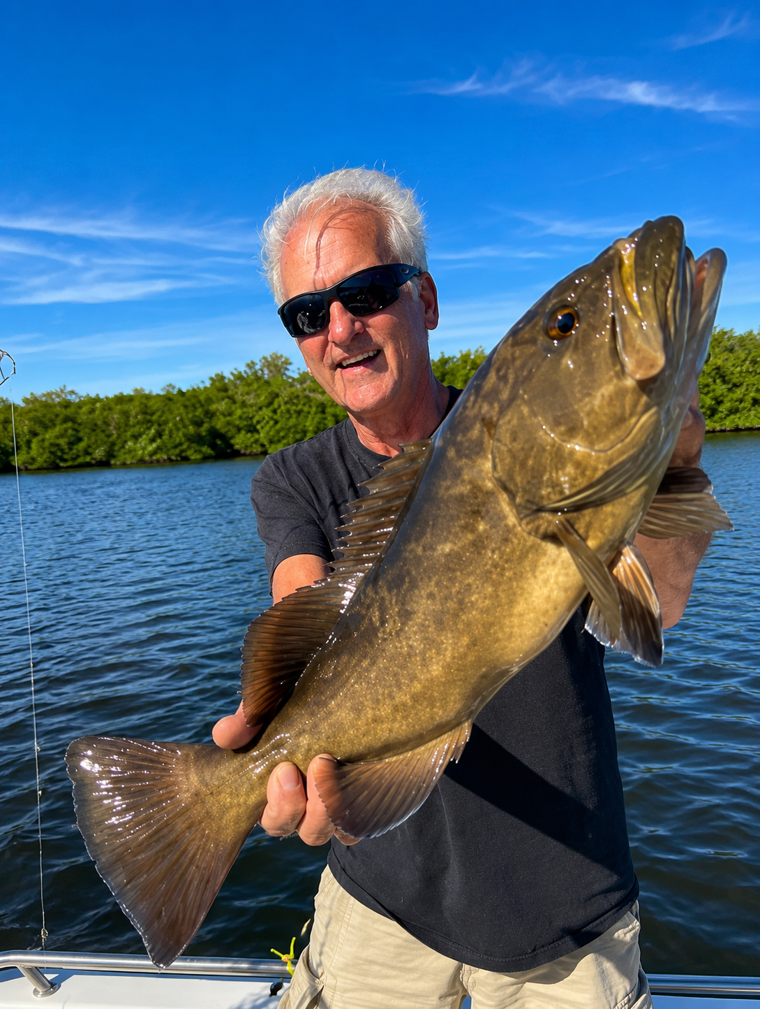 Gag & goliath grouper caught with the charter
